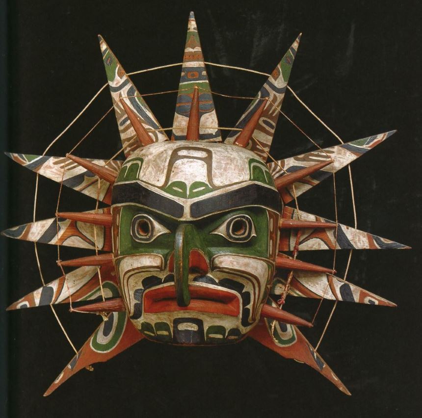 Charlie James, Kwakiutl Artist. Sun Mask