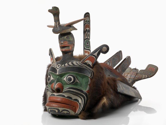 Charlie James, Kwakiutl Artist. Yagis Mask