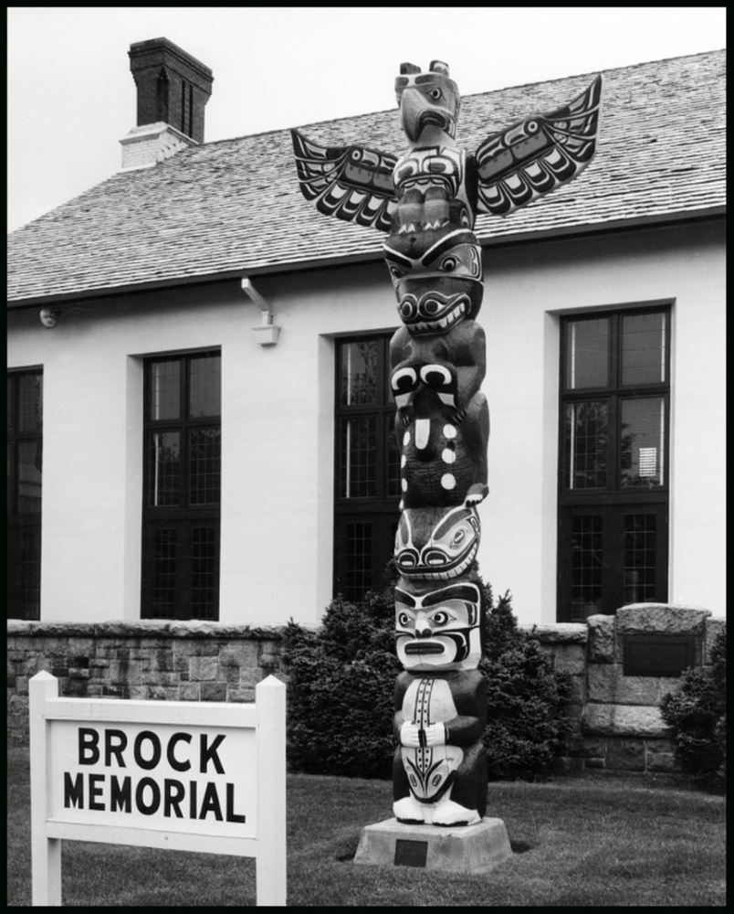 Ellen Neel, Kwakiutl Artist. Brock Hall Totem Pole